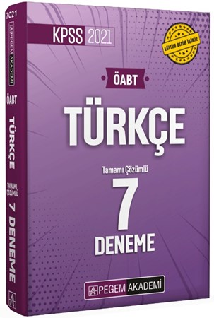 2021  Öabt Türkçe Öğretmenliği Tamamı Çözümlü 7 Deneme