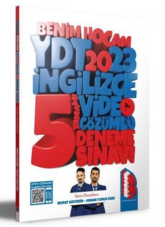 YDT İngilizce Tamamı Video Çözümlü 5 Deneme Sınavı