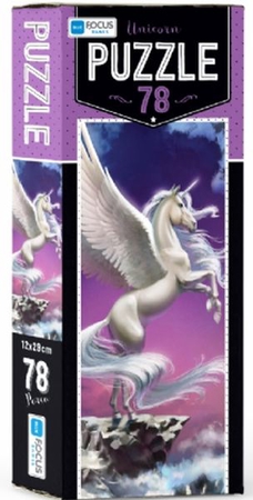 Blue Focus Unicorn - Puzzle 78 Parça
