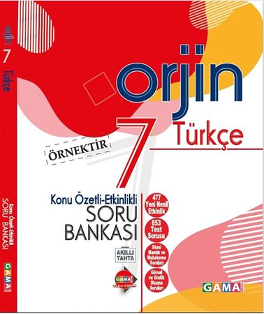 7 ORJİN TÜRKÇE KONU ÖZETLİ-ETKİNLİKLİ SORU BANKASI