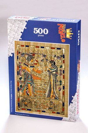 Mısır Sanatı Serisi Tutankamon Sunuş 500 Parça Puzzle Ms02 D