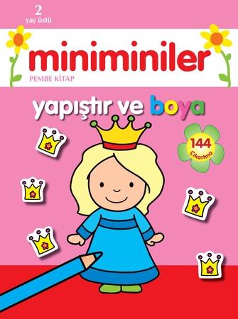 Miniminiler Yapıştır ve Boya (Pembe)