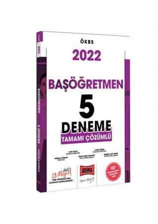 Başöğretmen Tamamı Çözümlü 5 Deneme Sınavı