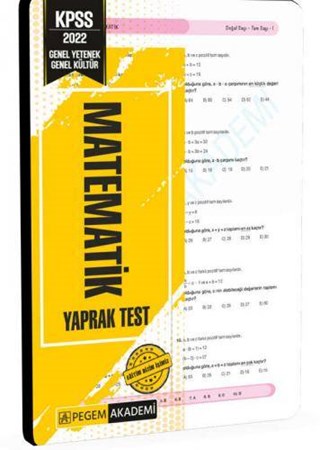 KPSS Matematik Yaprak Test