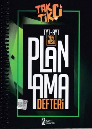 İsem 2021 Tyt Ayt Taktikçi Yeni Nesil Planlama Defteri