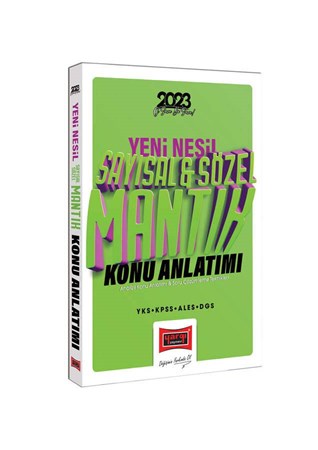 KPSS YKS ALES DGS Yeni Nesil Sayısal ve Sözel Mantık Analizli Konu Anlatımı ve Soru Çözümleme Teknikleri