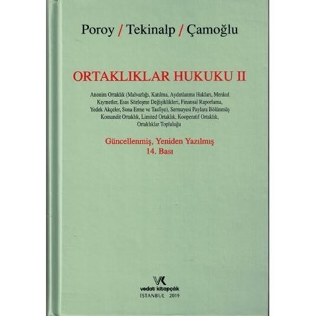 Ortaklıklar Hukuku – Ii