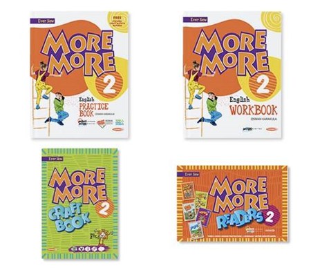 2 MORE&MORE PRACTICE BOOK & WORKBOOK & HİKAYE SETİ & CRAFT BOOK (4'LÜ SET)