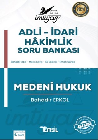 İmtiyaz Adli - İdari Hakimlik Soru Bankası Medeni Hukuk