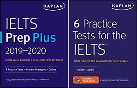 Ielts Prep Set 2019 2020 2 Books Online Kaplan Test Prep