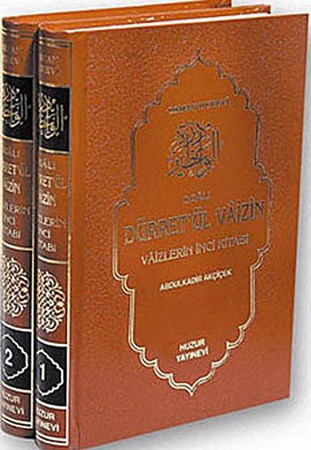 Dualı Dürretül Vaizin 2 Kitap Takım