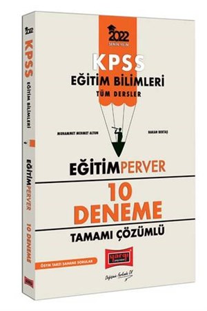 2022 KPSS Eğitim Bilimleri EğitimPerver Tamamı Çözümlü 10 Deneme