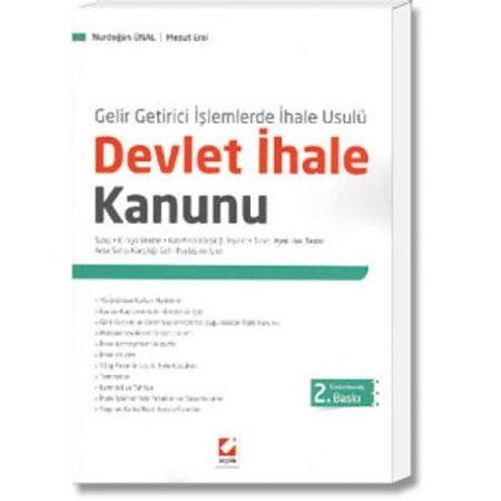 Gelir Getirici İşlemlerde İhale Usulü Devlet İhale Kanunu