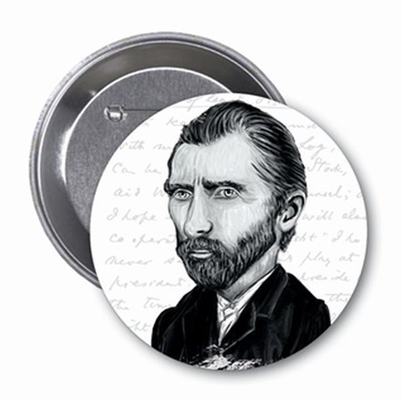 Vincent Van Gogh Karikatür Rozet Aylak Adam Hobi