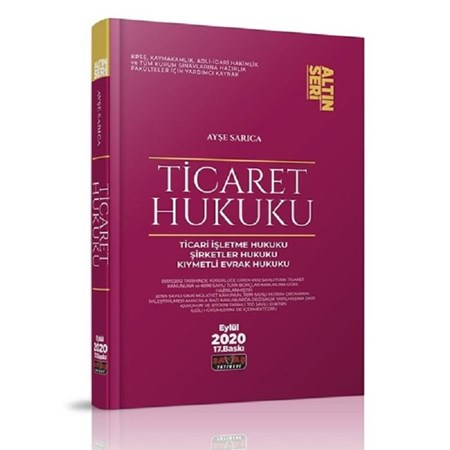 Ticaret Hukuku Konu Anlatımı Altın Seri