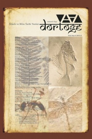 Dörtöğe Felsefe Ve Bilim Tarihi Yazıları Hakemli Dergi Yıl:2 Sayı:4