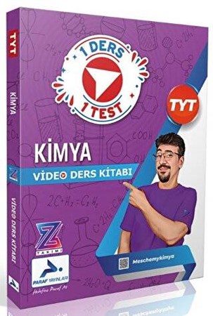 Meschemy Kimya Paraf Z Takımı TYT Kimya Video Ders Anlatım Kitabı