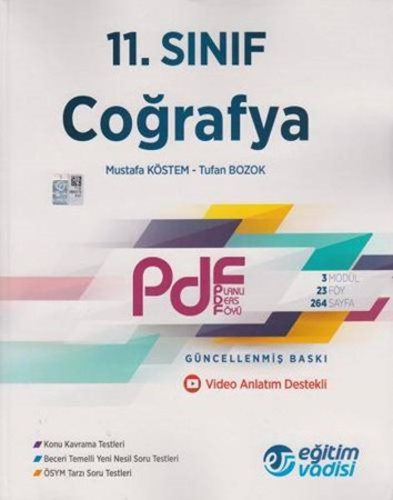 11. Sınıf Coğrafya Güncel PDF Planlı Ders Föyü