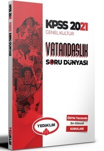 Yediiklim Yayınları 2021 Kpss Genel Kültür Vatandaşlık Soru Dünyası