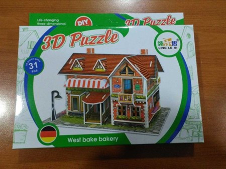 3D Puzzle West Bake Bakery 31 Parça