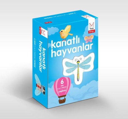Kanatlılar (6 Adet 2 ve 3 Parçalı Yapboz)