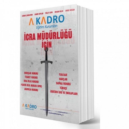 A Kadro 2020 İcra Müdürlüğü Sınava Hazırlık Kitabı Yeni
