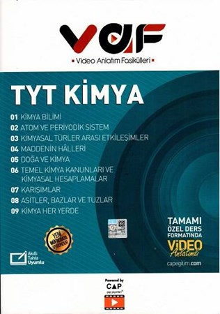 VAF TYT KİMYA - 2021