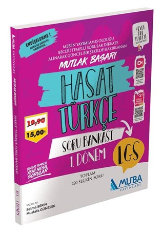 8. Sınıf LGS 1. Dönem Türkçe Hasat Mutlak Başarı Soru Bankası