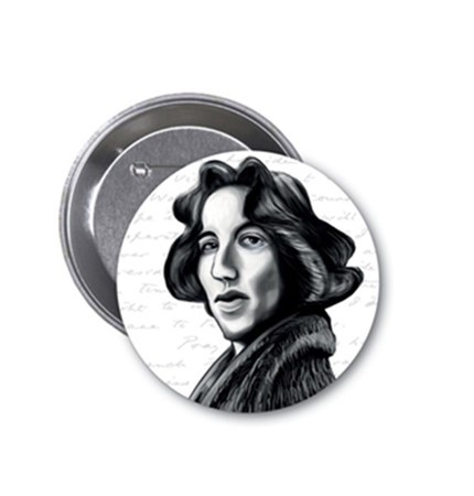 Oscar Wilde Karikatür Rozet Aylak Adam Hobi