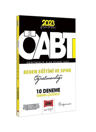 KPSS ÖABT Beden Eğitimi ve Spor Öğretmenliği Tamamı Çözümlü 10 Deneme 2023