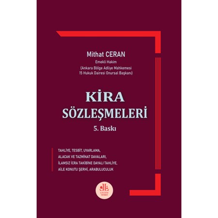 Kira Sözleşmeleri (Mithat CERAN) Mithat CERAN