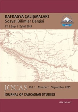 Sosyal Bilimler Dergisi Sayı 1 Kafkasya Çalışmaları