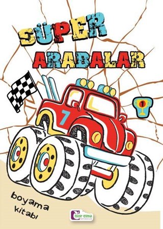 Süper Arabalar Boyama Kitabı