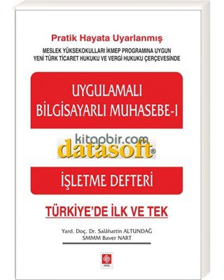 Uygulamalı Bilgisayarlı Muhasebe -1  İşletme Defteri
