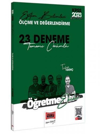 Eğitim Bilimleri Öğretmenler Ekibi Ölçme ve Değerlendirme Tamamı Çözümlü 23 Deneme