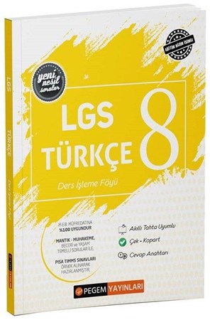 8 SINIF LGS TÜRKÇE DERS İŞLEME FÖYÜ